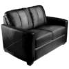 Dreamseat Silver Loveseat with Toronto Raptors Primary 2019 Champions Alternate Logo
