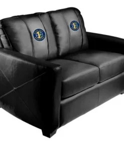 Dreamseat Silver Loveseat with Utah Jazz Secondary Logo
