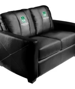 Dreamseat Silver Loveseat with Celtics Crossover Gaming Primary
