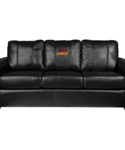 Dreamseat Silver Sofa Heat Check Gaming Wordmark