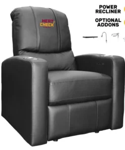 Dreamseat Stealth Power Plus Recliner with Heat Check Gaming Wordmark
