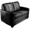 Dreamseat Silver Loveseat with Colorado Avalance Logo