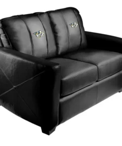 Dreamseat Silver Loveseat with Nashville Predators Logo