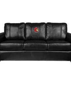 Dreamseat Silver Sofa with Ottawa Senators Primary Logo