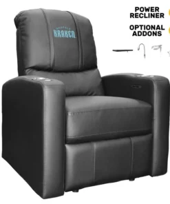 Dreamseat Stealth Power Plus Recliner with Seattle Kraken Alternate Logo