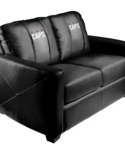 Dreamseat Silver Loveseat with Washington Capitals Gaming Alternate Logo