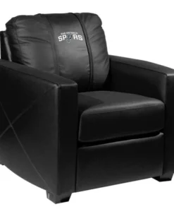 Dreamseat Silver Club Chair with San Antonio Spurs Logo