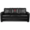 Dreamseat Silver Sofa with Texas Tech Red Raiders Logo