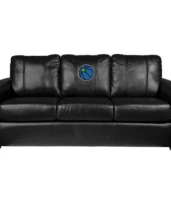 Dreamseat Silver Sofa with Minnesota Timberwolves Secondary Logo