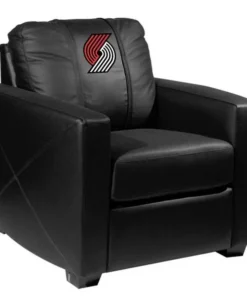 Dreamseat Silver Club Chair with Portland Trailblazers Primary Logo