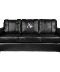 Dreamseat Silver Sofa with Arizona Wildcats Logo