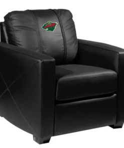 Dreamseat Silver Club Chair with Minnesota Wild Logo
