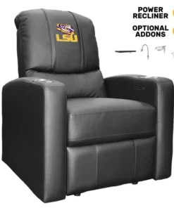 Dreamseat Stealth Power Plus Recliner with LSU Tigers Logo