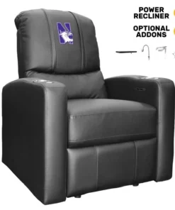 Dreamseat Stealth Power Plus Recliner with Northwestern Wildcats Logo