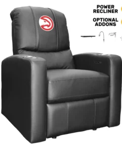 Dreamseat Stealth Power Plus Recliner with Atlanta Hawks Logo