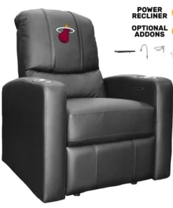 Dreamseat Stealth Power Plus Recliner with Miami Heat Logo