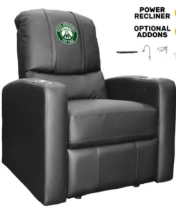 Dreamseat Stealth Power Plus Recliner with Milwaukee Bucks Secondary Logo