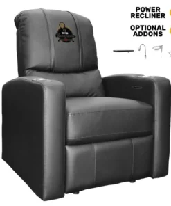 Dreamseat Stealth Power Plus Recliner with Toronto Raptors Primary 2019 Champions Logo