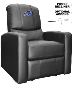 Dreamseat Stealth Power Plus Recliner with Buffalo Bills Primary Logo