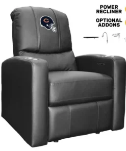 Dreamseat Stealth Power Plus Recliner with Chicago Bears Helmet Logo