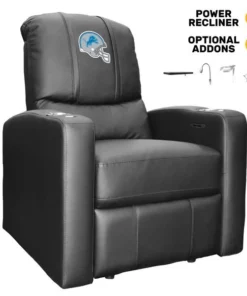 Dreamseat Stealth Power Plus Recliner with Detroit Lions Helmet Logo