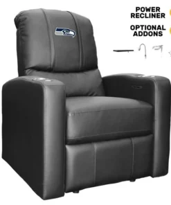 Dreamseat Stealth Power Plus Recliner with Seattle Seahawks Primary Logo