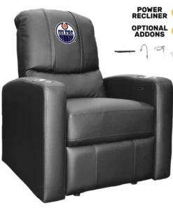 Dreamseat Stealth Power Plus Recliner with Edmonton Oilers Logo