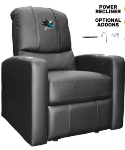 Dreamseat Stealth Power Plus Recliner with San Jose Sharks Logo