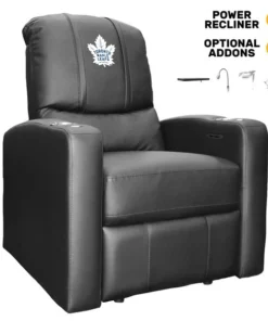 Dreamseat Stealth Power Plus Recliner with Toronto Maple Leafs Logo