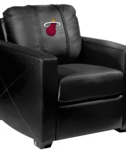 Dreamseat Silver Club Chair Miami Heat Logo