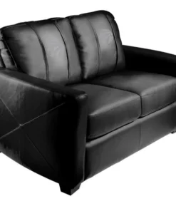 Dreamseat Silver Loveseat with Toronto Raptors Primary Silver Logo