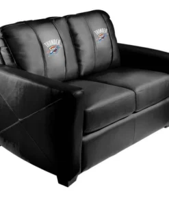 Dreamseat Silver Loveseat with Oklahoma City Thunder Logo