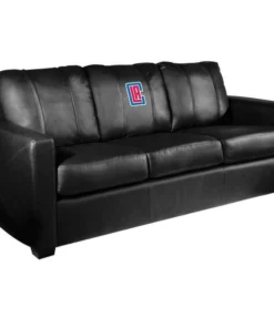 Dreamseat Silver Sofa with Los Angeles Clippers Secondary