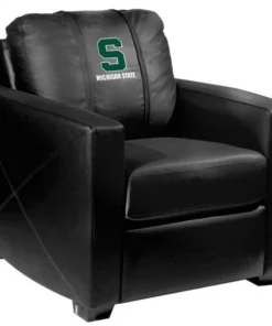 Dreamseat Silver Club Chair with Michigan State Secondary Logo