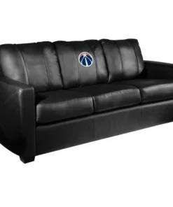Dreamseat Silver Sofa with Washington Wizards Primary Logo