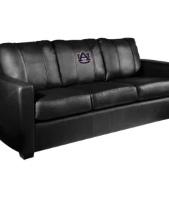 Dreamseat Silver Sofa with Auburn Tigers Logo