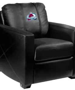 Dreamseat Silver Club Chair with Colorado Avalanche Logo