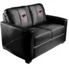 Dreamseat Silver Loveseat with St Josephs Hawks Logo