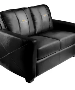 Dreamseat Silver Loveseat with Chevy Racing Logo
