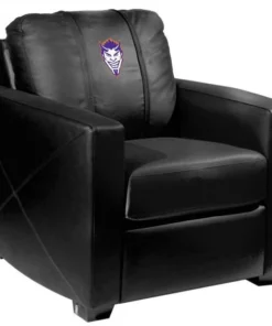 Dreamseat Silver Club Chair with Northwestern State Demon Head Logo