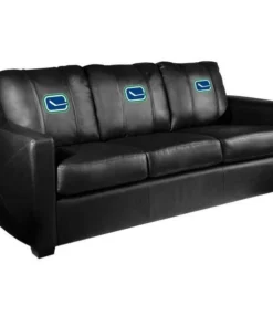 Dreamseat Silver Sofa with Vancouver Canucks Secondary Logo