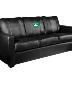 Dreamseat Silver Sofa with Boston Celtics Secondary