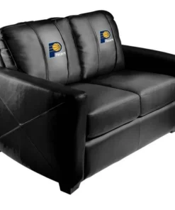 Dreamseat Silver Loveseat Indiana Pacers Logo