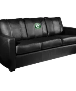 Dreamseat Silver Sofa with Milwaukee Bucks Secondary Logo