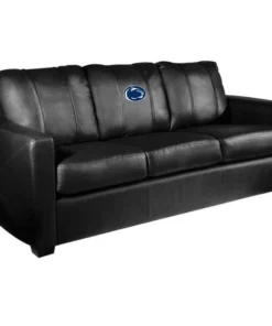 Dreamseat Silver Sofa with Penn State Nittany Lions Logo