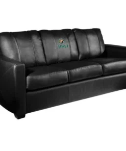 Dreamseat Silver Sofa with Bemidji State Beavers Logo