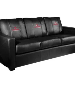 Dreamseat Silver Sofa with Eastern Washington Eagles Logo