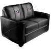 Dreamseat Silver Loveseat with Columbus Blue Jackets Logo