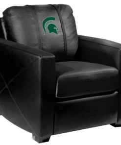 Dreamseat Silver Club Chair with Michigan State Spartans Logo