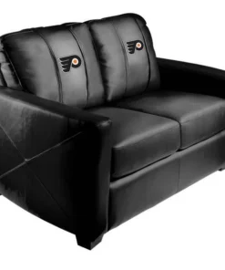 Dreamseat Silver Loveseat with Philadelphia Flyers Logo